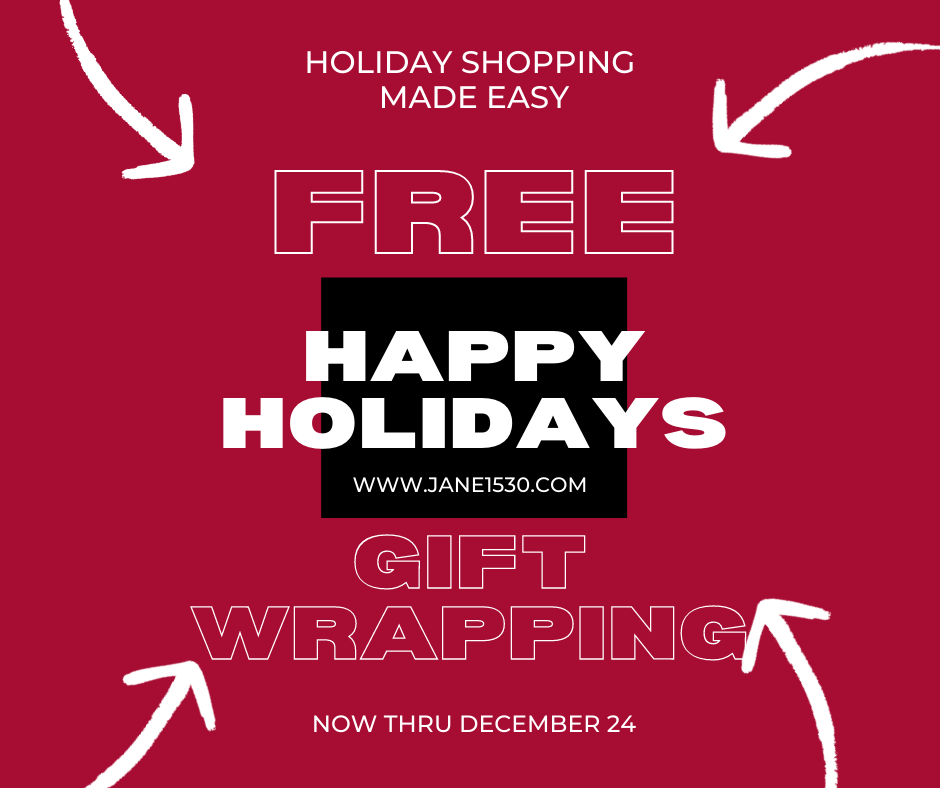 We can help wrap up your shopping.