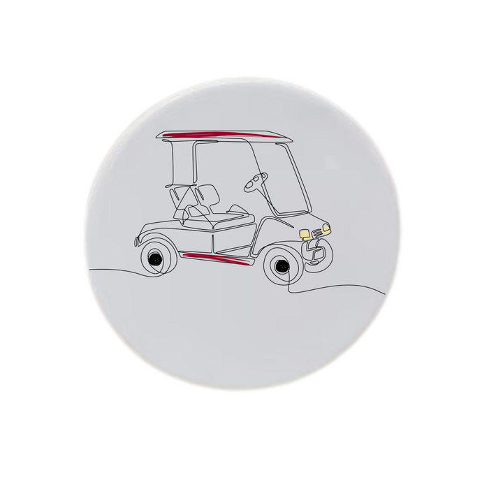 Golf Cart Red