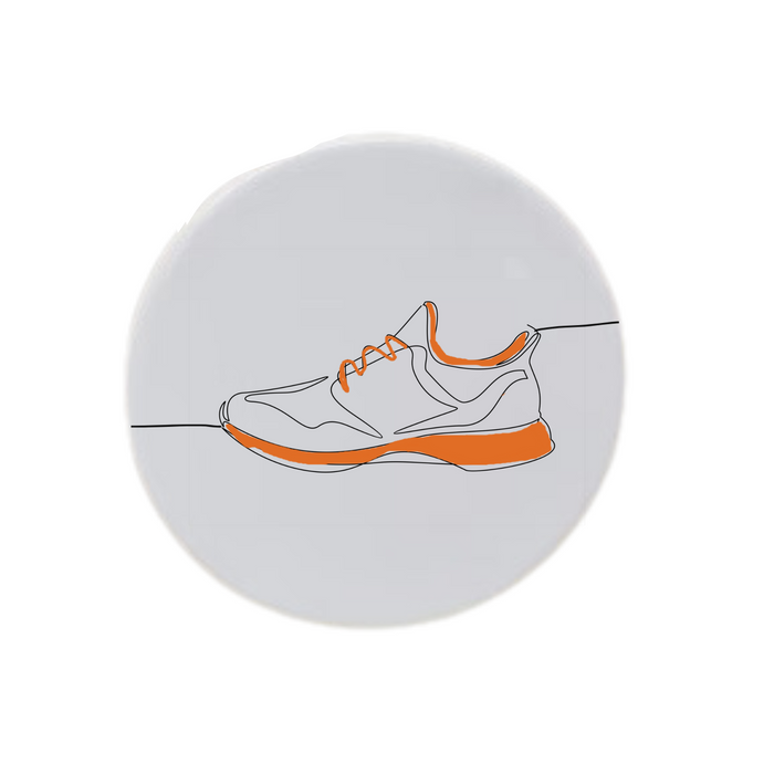 Tennis Shoe Orange