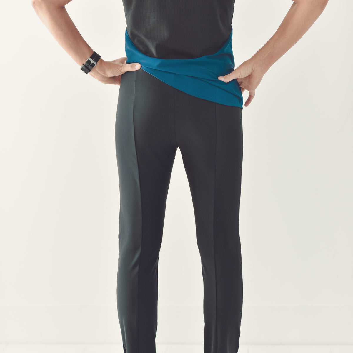 black golf pants with flatter back seam in any size